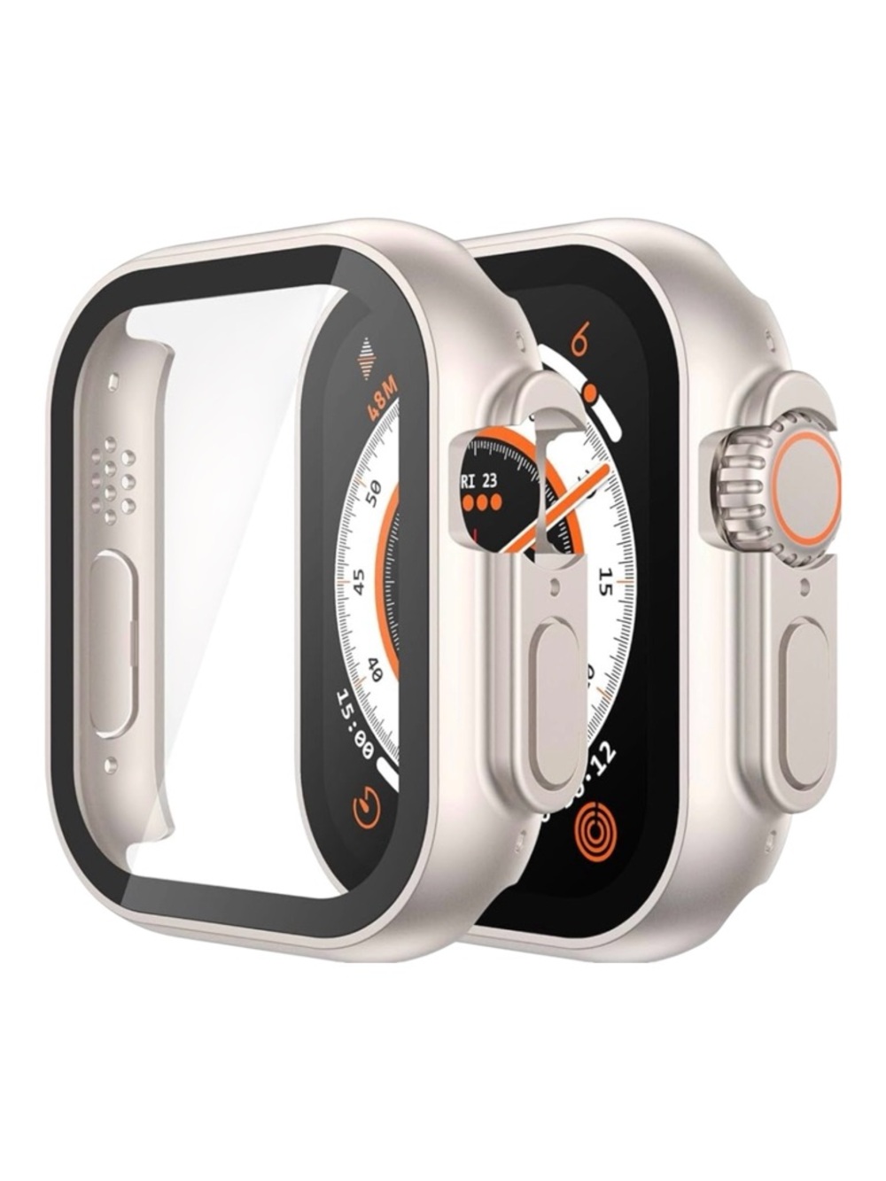 Protective Watch Case with Screen Protector Compatible with 49mm Apple Ultra - Picture 2 of 11
